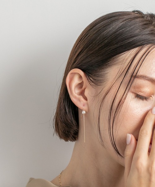 【Maris】K10アコヤピアス(片耳用)