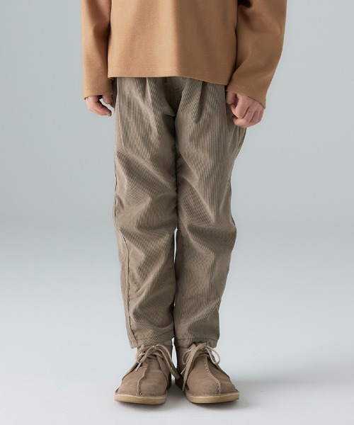 Smoothy（スムージー）の「SMOOTHY Corduroy Sarrouel pants / スムージー コーデュロイサルエルパンツ（その他パンツ・キッズ・ブラック/グレー/カーキ・140/150/160/100/110/120/130）」の3枚目の写真