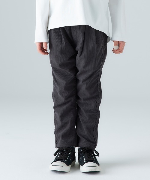 Smoothy（スムージー）の「SMOOTHY Corduroy Sarrouel pants / スムージー コーデュロイサルエルパンツ（その他パンツ・キッズ・ブラック/グレー/カーキ・140/150/160/100/110/120/130）」の2枚目の写真