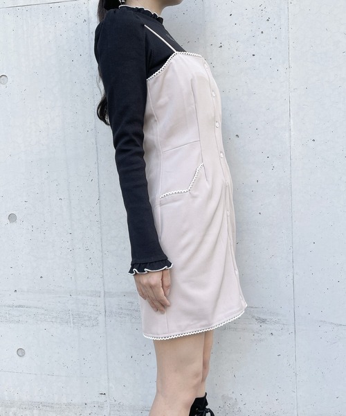 lilLilly（リルリリー）の「スカラップキャミワンピース（ワンピース