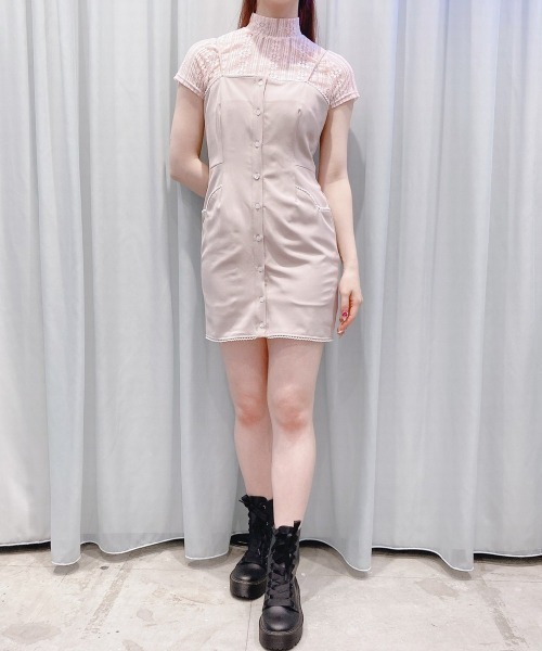 lilLilly（リルリリー）の「スカラップキャミワンピース（ワンピース