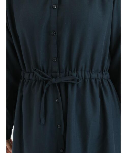 Te chichi TERRASSE（テチチテラス）の「ウエストギャザーワンピース（ワンピース・レディース・ネイビー/キャメル/ブルー・ﾌﾘ-）」の16枚目の写真