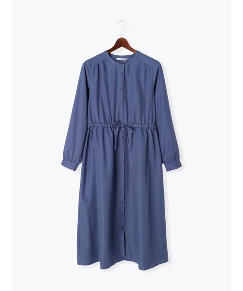 Te chichi TERRASSE（テチチテラス）の「ウエストギャザーワンピース（ワンピース・レディース・ネイビー/キャメル/ブルー・ﾌﾘ-）」の18枚目の写真