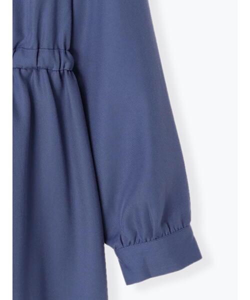 Te chichi TERRASSE（テチチテラス）の「ウエストギャザーワンピース（ワンピース・レディース・ネイビー/キャメル/ブルー・ﾌﾘ-）」の21枚目の写真