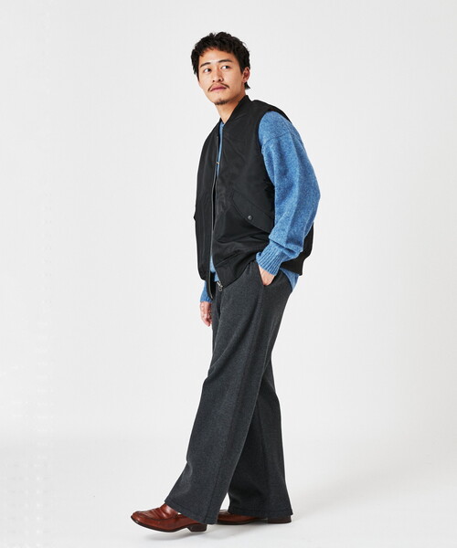 B.C STOCK（ベーセーストック）の「MA-1 ミリタリーベスト（ブルゾン・メンズ・ブラック/カーキ・MEDIUM/LARGE）」の17枚目の写真