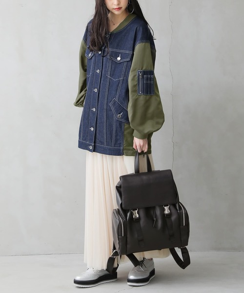 osharewalker（オシャレウォーカー）の「【廃盤】『ジップデザインリュック』（バックパック/リュック・メンズ・ブラック・FREE）」の9枚目の写真