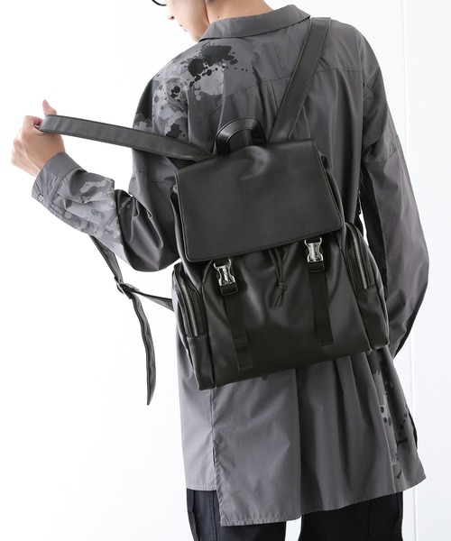 osharewalker（オシャレウォーカー）の「【廃盤】『ジップデザインリュック』（バックパック/リュック・メンズ・ブラック・FREE）」の12枚目の写真