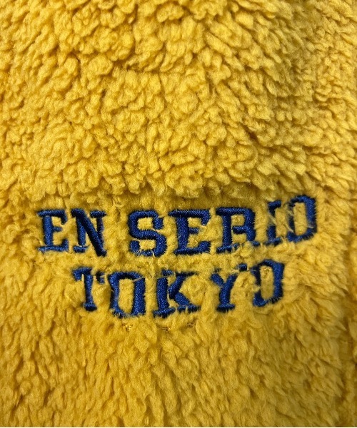 En serio TOKYO(エンソリオトーキョー)の「【セットアップ】シルキーボア ノーカラーブルゾン × ワイドジョガーパンツ(ブルゾン・メンズ・グリーン/ピンクベージュ/イエロー/オフホワイト/ブラック・XL/L/M/S)」の18枚目の写真