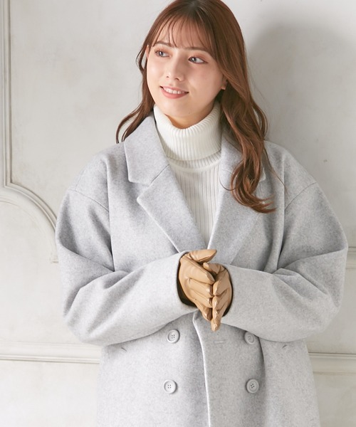 Honeys（ハニーズ）の「フェイクレザー手袋（手袋・レディース・ブラック/ダークブラウン/キャメル・FREE）」の13枚目の写真