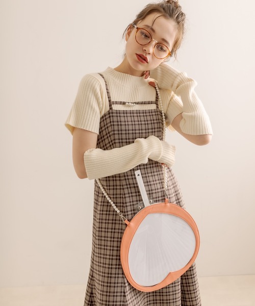 OLIVE des OLIVE（オリーブデオリーブ）の「Aimerianejoieキャミワンピース（ワンピース・レディース・サックスブルー/ブラック/オフホワイト/ピンク/ブラウン/ラベンダー/ミント・FREE）」の20枚目の写真