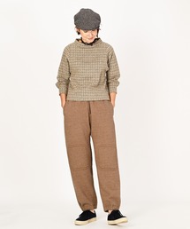 45R（フォーティファイブアール）の「ジャージフラノのパフスウェット