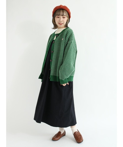 Samansa Mos2（サマンサ モスモス）の「ジャンパースカート（ジャンパースカート・レディース・ブラック/ブラウン/ベージュ・ﾌﾘ-）」の4枚目の写真