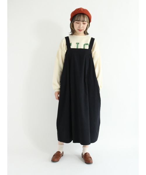 Samansa Mos2（サマンサ モスモス）の「ジャンパースカート（ジャンパースカート・レディース・ブラック/ブラウン/ベージュ・ﾌﾘ-）」の8枚目の写真
