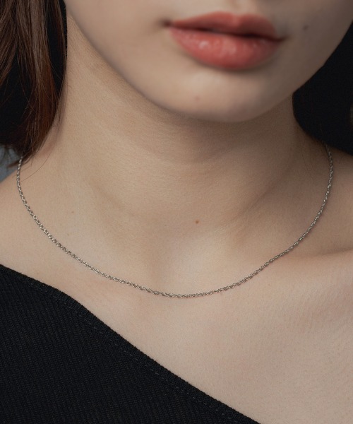 VATSURICA(バツリカ)の「〈VATSURICA〉silver925 / 金属アレルギー対応 / シンプルチェーンネックレス1(ネックレス・レディース・シルバー/ゴールド・FREE)」の1枚目の写真