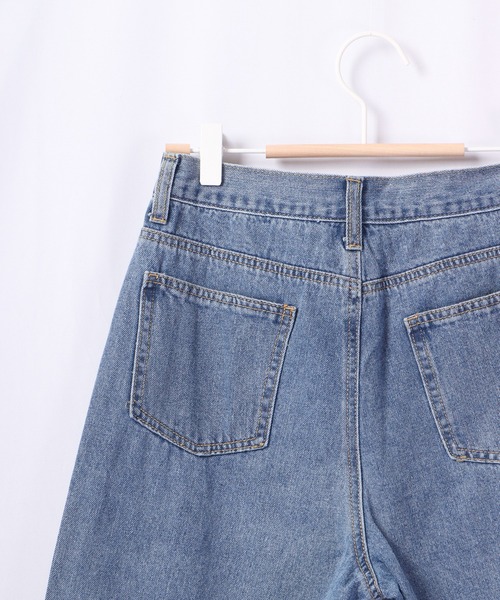 attiree(アティレー)の「attiree デニム 裾スリットパンツ(デニムパンツ・レディース・ブルー/インディゴブルー・S/M/L/XS)」の11枚目の写真