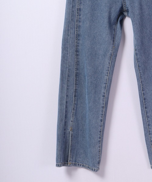 attiree(アティレー)の「attiree デニム 裾スリットパンツ(デニムパンツ・レディース・ブルー/インディゴブルー・S/M/L/XS)」の10枚目の写真