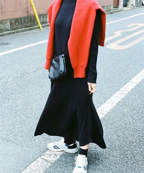 oblekt（オブレクト）の「【高山都×oblekt】ニットワンピース oblekt ピンク リボン付き タンクトップ Fサイズ ブラウス シャツ