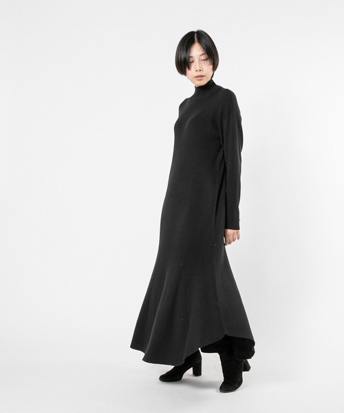 oblekt(オブレクト)の「LB.03/オブレクト/ニットワンピース(ワンピース・レディース・ライトグレー/ブラック/チャコール・FREE)」の21枚目の写真