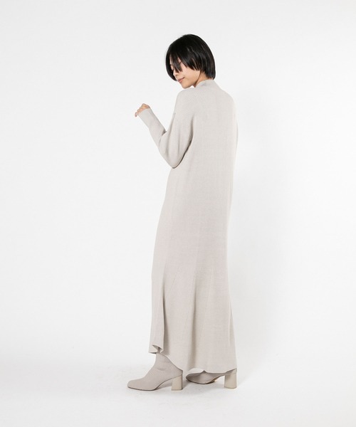 oblekt(オブレクト)の「LB.03/オブレクト/ニットワンピース(ワンピース・レディース・ライトグレー/ブラック/チャコール・FREE)」の7枚目の写真