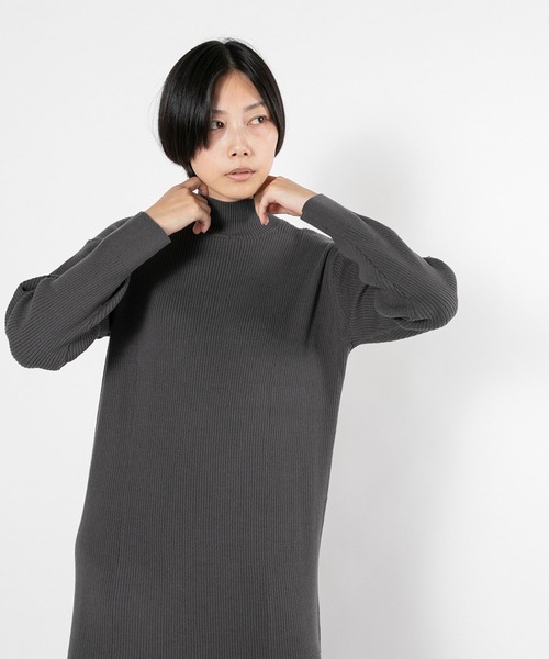 oblekt(オブレクト)の「LB.03/オブレクト/ニットワンピース(ワンピース・レディース・ライトグレー/ブラック/チャコール・FREE)」の15枚目の写真