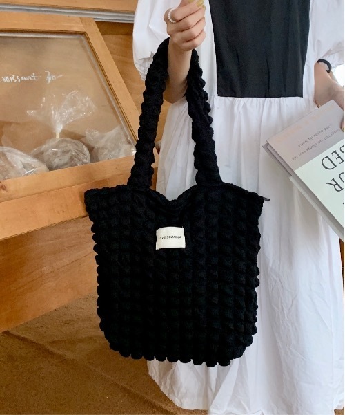 Burner(バーナー)の「【OKUOKU 0909】 ぽこぽこトートバッグ oku-bag-678608859366-179(トートバッグ・レディース・C/D/E/B/A・FREE)」の5枚目の写真