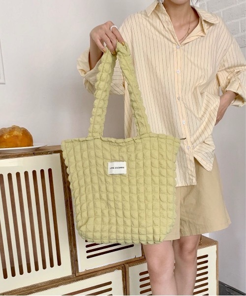 Burner(バーナー)の「【OKUOKU 0909】 ぽこぽこトートバッグ oku-bag-678608859366-179(トートバッグ・レディース・C/D/E/B/A・FREE)」の13枚目の写真