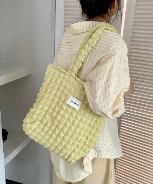 Burner(バーナー)の「【OKUOKU 0909】 ぽこぽこトートバッグ oku-bag-678608859366-179(トートバッグ・レディース・C/D/E/B/A・FREE)」の10枚目の写真