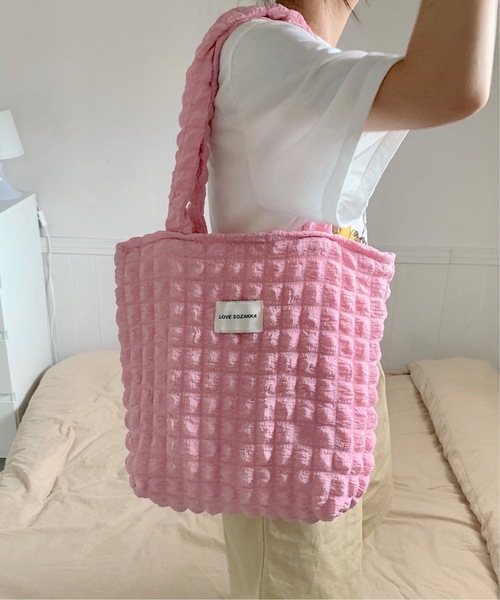 Burner(バーナー)の「【OKUOKU 0909】 ぽこぽこトートバッグ oku-bag-678608859366-179(トートバッグ・レディース・C/D/E/B/A・FREE)」の18枚目の写真