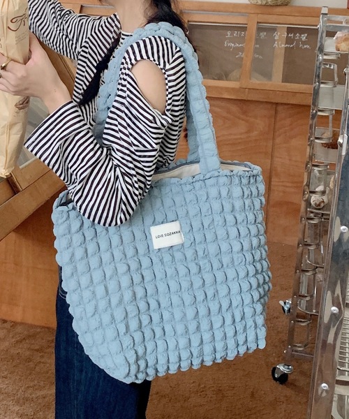 Burner(バーナー)の「【OKUOKU 0909】 ぽこぽこトートバッグ oku-bag-678608859366-179(トートバッグ・レディース・C/D/E/B/A・FREE)」の14枚目の写真