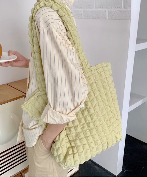 Burner(バーナー)の「【OKUOKU 0909】 ぽこぽこトートバッグ oku-bag-678608859366-179(トートバッグ・レディース・C/D/E/B/A・FREE)」の12枚目の写真