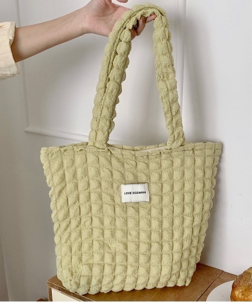 Burner(バーナー)の「【OKUOKU 0909】 ぽこぽこトートバッグ oku-bag-678608859366-179(トートバッグ・レディース・C/D/E/B/A・FREE)」の11枚目の写真