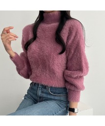 【ふわふわ秋冬コーデに◎】カラーシャギーニット