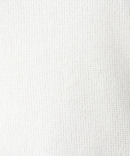BEAUTY&YOUTH UNITED ARROWS（ビューティーアンドユースユナイテッドアローズ）の「BYBC 7G フリンジショートスリーブ◆（ニット/セーター・レディース・ホワイト/ナチュラル/ライトブルー・フリー）」の11枚目の写真