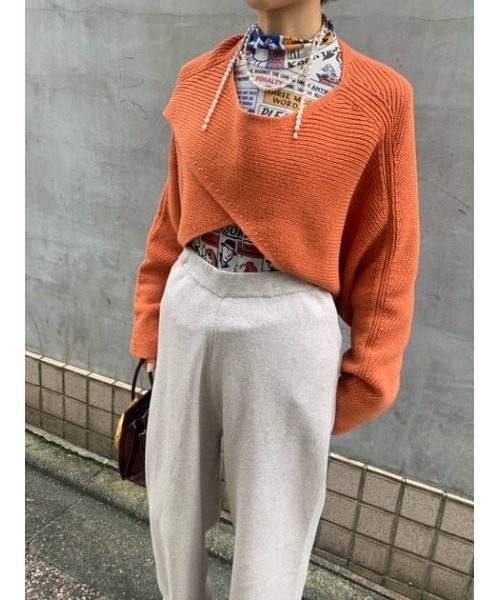 MOUSSY（マウジー）の「【HOLIDAY COLLECTION】WRAP LIKE F／PEARL ネックレス（ネックレス・レディース・オフホワイト・FREE）」の9枚目の写真