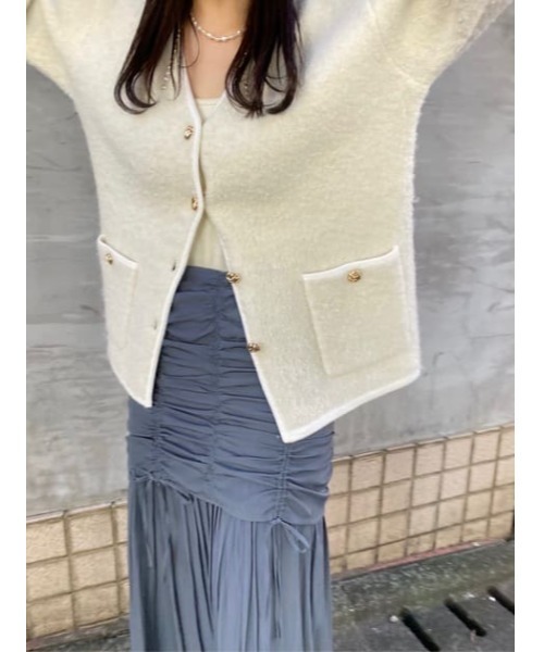 MOUSSY（マウジー）の「【HOLIDAY COLLECTION】WRAP LIKE F／PEARL ネックレス（ネックレス・レディース・オフホワイト・FREE）」の10枚目の写真