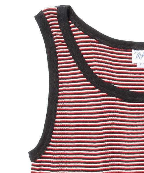 BEAMS（ビームス）の「MILLER / BORDER TANK TOP（タンクトップ・メンズ・その他3/その他4/その他1/その他2・MEDIUM/LARGE/SMALL）」の10枚目の写真