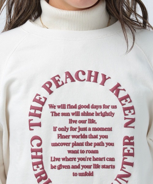 BAYFLOW（ベイフロー）の「アソートロゴピーチプルオーバ（スウェット・レディース・チャコールグレー/オレンジ/アイボリー・FREE）」の19枚目の写真