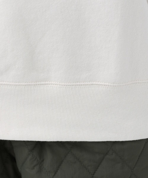 BAYFLOW（ベイフロー）の「アソートロゴピーチプルオーバ（スウェット・レディース・チャコールグレー/オレンジ/アイボリー・FREE）」の5枚目の写真