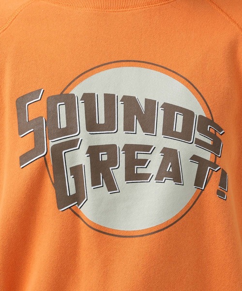 BAYFLOW（ベイフロー）の「アソートロゴピーチプルオーバ（スウェット・レディース・チャコールグレー/オレンジ/アイボリー・FREE）」の8枚目の写真