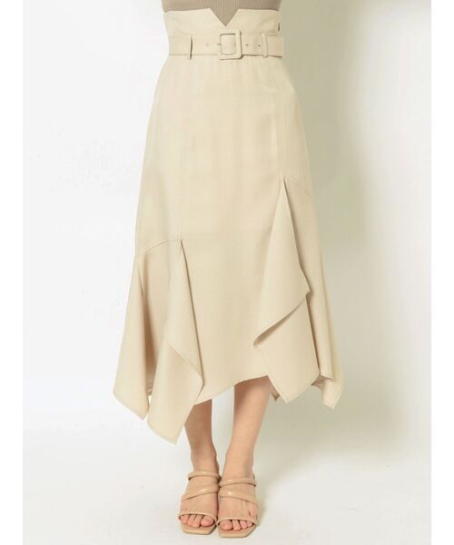 LAGUNAMOON（ラグナムーン）の「アシンメトリーマーメイドスカート（スカート・レディース・アイボリー/ミント/ブラウン・SMALL/MEDIUM）」の14枚目の写真