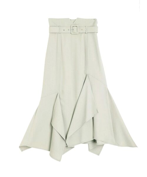 LAGUNAMOON（ラグナムーン）の「アシンメトリーマーメイドスカート（スカート・レディース・アイボリー/ミント/ブラウン・SMALL/MEDIUM）」の6枚目の写真