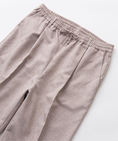 UNIIT(ユニット)の「【UNIIT/ユニット】 ワイドシルエット ワイドパンツ センタープレス イージーパンツ 韓国ファッション モードファッション キレイ目 ウエストゴム(その他パンツ・メンズ・チャコールグレー/ベージュ/ブラック・SMALL/MEDIUM/LARGE/X-LARGE)」の17枚目の写真
