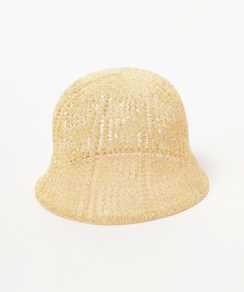 Ray BEAMS(レイビームス)の「Ray BEAMS / 透かし編 サーモ ハット(ハット・レディース・ピンク/グリーン/イエロー・ONE SIZE)」の11枚目の写真