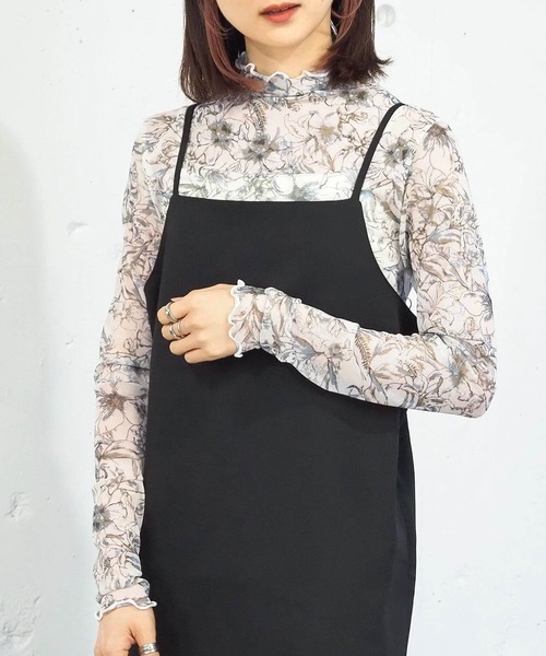 tiptop(ティップトップ)の「アソートシアーハイネックロンT(Tシャツ/カットソー・レディース・C/D/E/A/ブラック/B/オフホワイト・FREE)」の22枚目の写真