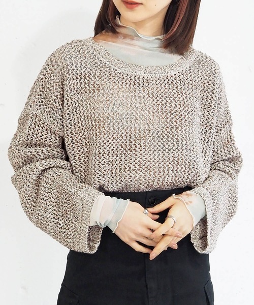 tiptop(ティップトップ)の「アソートシアーハイネックロンT(Tシャツ/カットソー・レディース・C/D/E/A/ブラック/B/オフホワイト・FREE)」の21枚目の写真