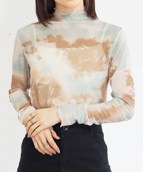 tiptop(ティップトップ)の「アソートシアーハイネックロンT(Tシャツ/カットソー・レディース・C/D/E/A/ブラック/B/オフホワイト・FREE)」の18枚目の写真