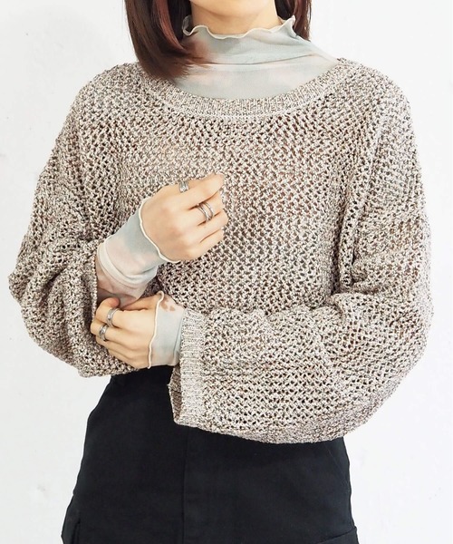 tiptop(ティップトップ)の「アソートシアーハイネックロンT(Tシャツ/カットソー・レディース・C/D/E/A/ブラック/B/オフホワイト・FREE)」の20枚目の写真