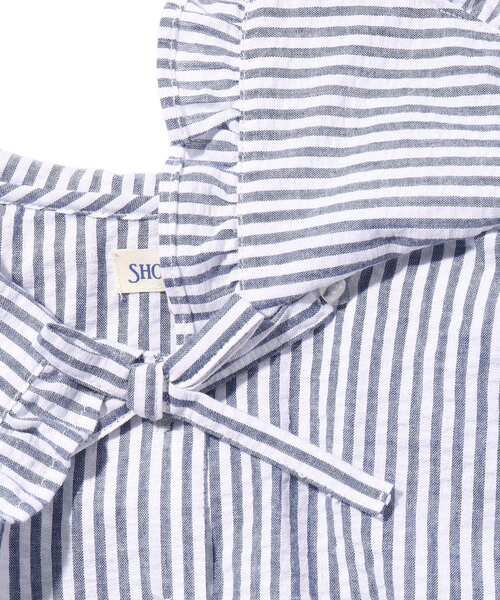 SHOO・LA・RUE(シューラルー)の「◆【110-140cm】フリルビッグカラーブラウス(シャツ/ブラウス・キッズ・ブラック系1/ネイビー系2・13/12/11/14)」の8枚目の写真