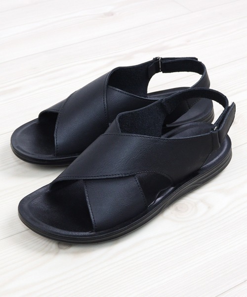 AAA+（サンエープラス）の「軽量 コンフォートサンダル（サンダル・メンズ・ブラウン系その他4/ブラウン系その他2/ブラック系2/ブラック系4/ダークブラウン系3/ブラック系1/ブラック系3/ブラウン系その他3/ブラウン系4/ダークブラウン系4/ダークブラウン系2/ダークブラウン系1/ブラウン系3/ブラウン系その他/ブラウン系2/ブラウン系1・M/L/LL）」の2枚目の写真