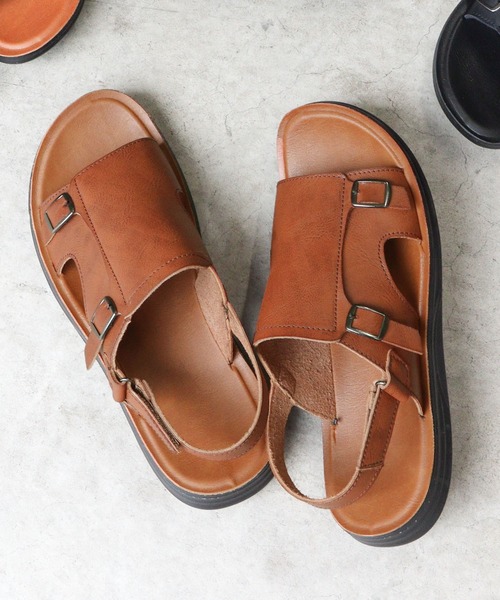 AAA+（サンエープラス）の「軽量 コンフォートサンダル（サンダル・メンズ・ブラウン系その他4/ブラウン系その他2/ブラック系2/ブラック系4/ダークブラウン系3/ブラック系1/ブラック系3/ブラウン系その他3/ブラウン系4/ダークブラウン系4/ダークブラウン系2/ダークブラウン系1/ブラウン系3/ブラウン系その他/ブラウン系2/ブラウン系1・M/L/LL）」の15枚目の写真